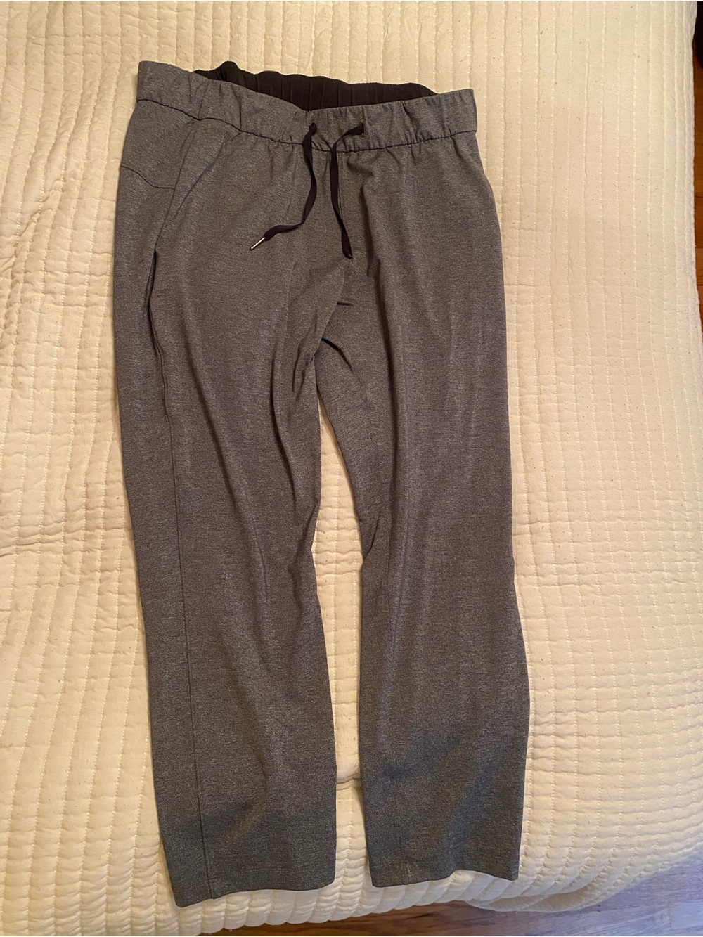 lululemon athletica Gray Drawstring Track Pants